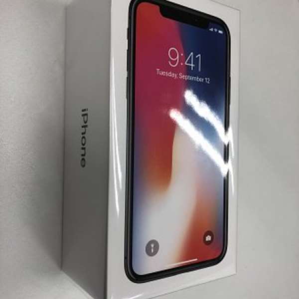 iPhone X 256GB 太空灰, 全新未拆封