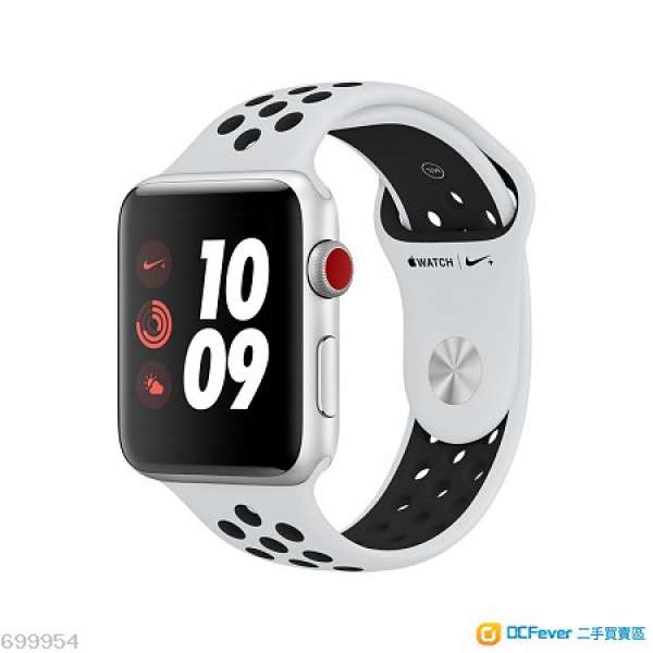 *未拆封 全新Apple watch Sport GPS+Cell *LTE*Series 3 *42mm Nike白色香港行貨*...