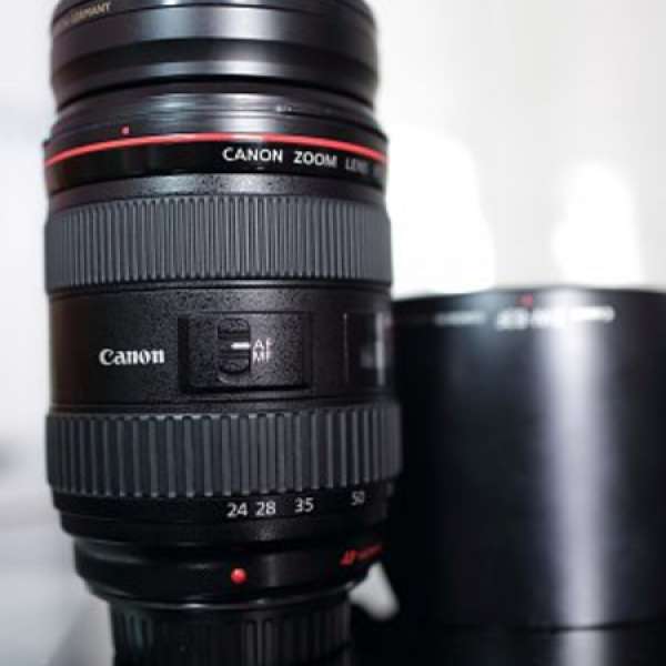 旅遊用非職業 靚仔Canon EF 24-70mm f2.8 24 70 2.8 準焦1代  11年9月行貨 Code:UZ