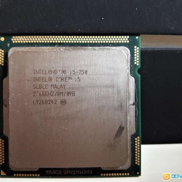 (100%work)Intel Core i5-750 CPU (Socket:LGA 1156)