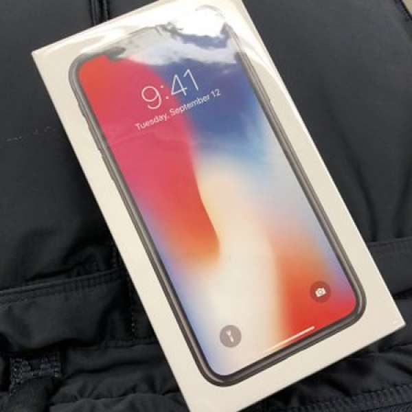 全新 iphone X 64g 太空灰（行貨有單）