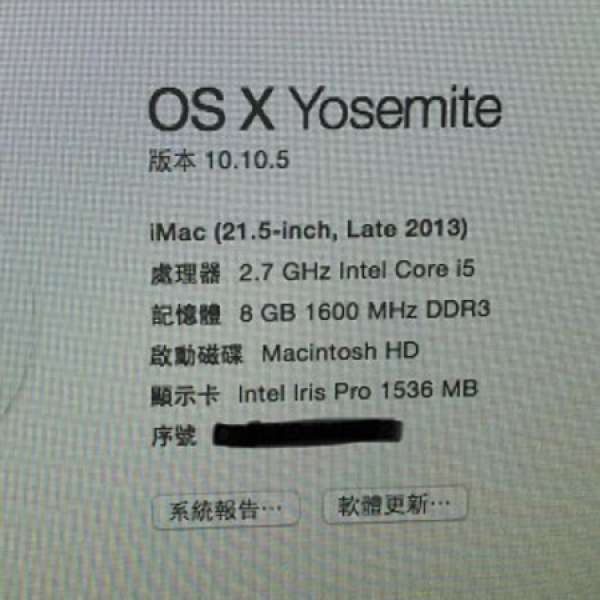 21.5" iMac (late 2013)