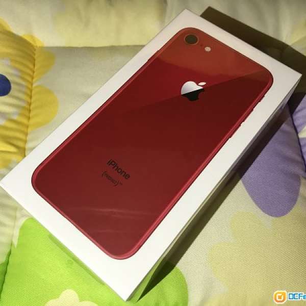 *全新未折封 ! Apple iPhone 8 4.7 *64GB 香港行貨 *紅色*100%new *跟CSL單據 ！