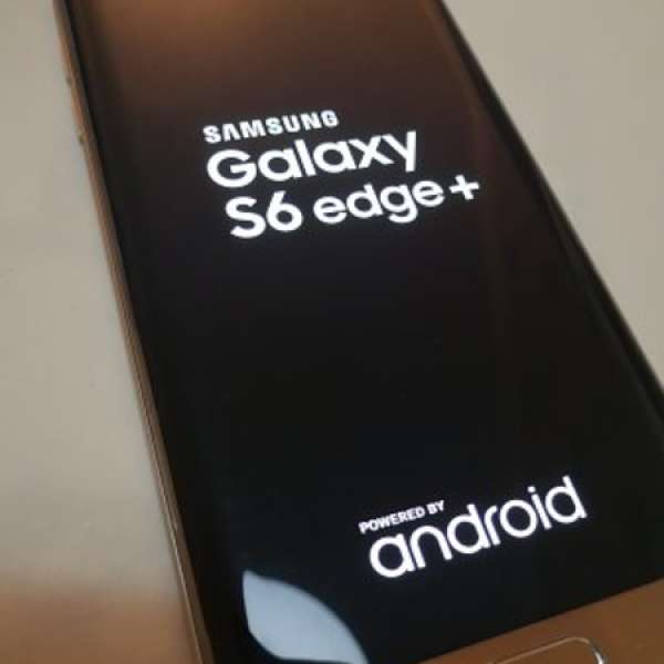 95%新金色Samsung Galaxy S6 Edge Plus + 64GB 淨機