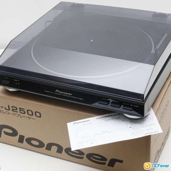 Pioneer PL-J2500  接近全新      黑膠唱片播放機      自動落針/回臂       好用易...