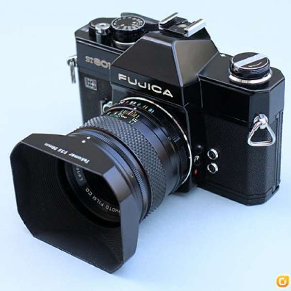 罕有黑色 Fujica ST801 M42 全機械菲林機皇／EBC Fujinon 55mm f1.8 標準鏡／Penta...