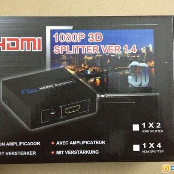 HDMI1進2出, HDMI分頻器, HDMI分配器, HDMI分線器, HDMI splitter, 破解HDCP