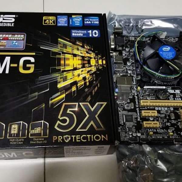 i5 4590 + ASUS B85M-G + 4G Kingston DDR3