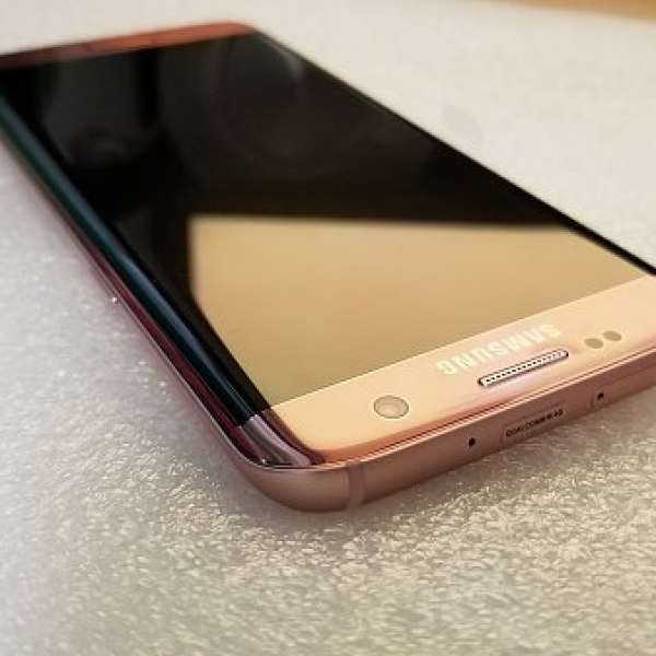 香港行貨 Samsung S7 edge 32G 玫瑰金 雙Sim咭 全套配件連盒 有保養 衛訊正本單據 9...