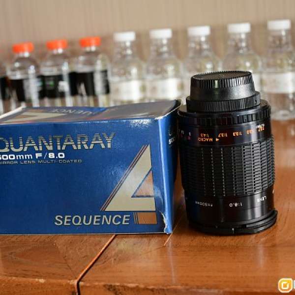 Quantaray 500mm f/8 反射鏡 Multi-Coated