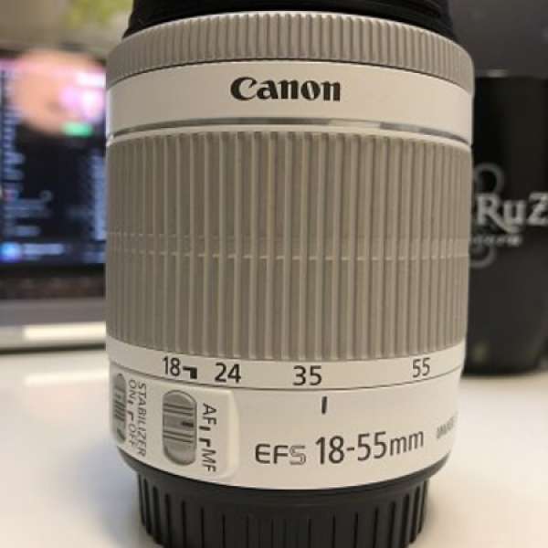 Canon EFS 18-55 IS STM 白色