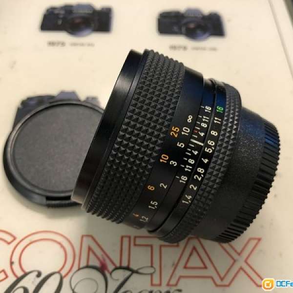 用家精選 : Over 90% New Contax 50mm f/1.4 MMJ Lens $1880. Only