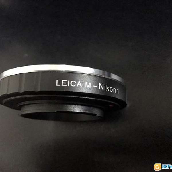 Leica M 轉 Nikon 1 接環 adaptor + L plate
