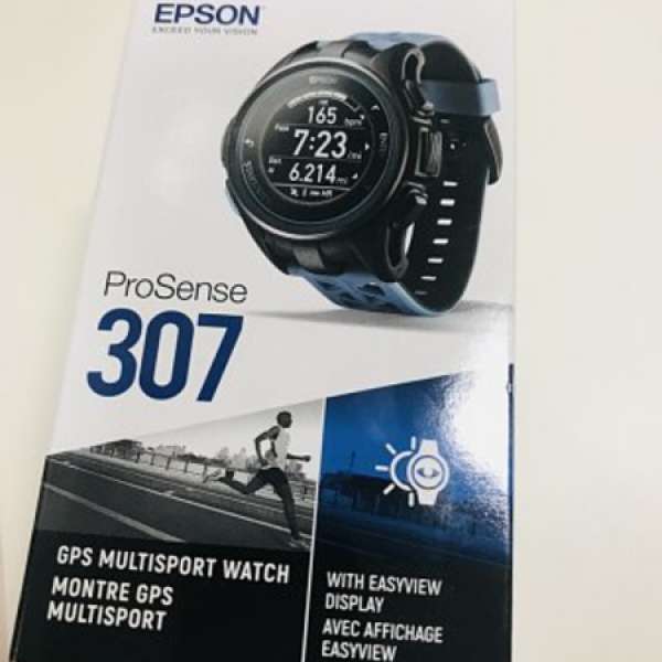 二手 Epson Seiko Prosense J307 300J GPS 三鐵錶 非Garmin 935 735 235