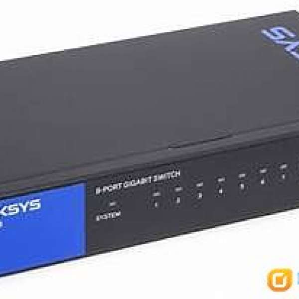 全新 LINKSYS LGS108 8-PORT BUSINESS DESKTOP GIGABIT SWITCH