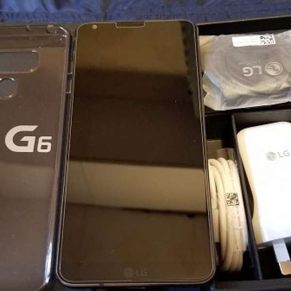 LG G6 64G 黑色 港行，有大舖單 ，仲有12.5個月保養保到2019年5月