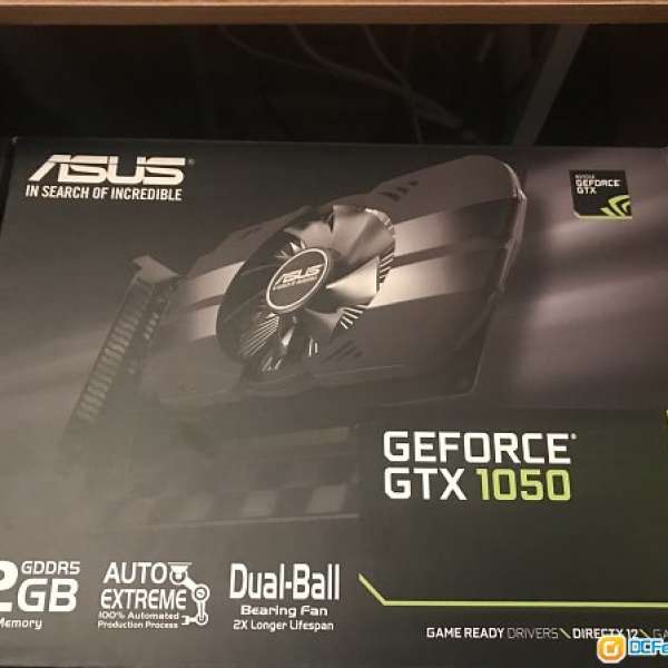 Asus gtx 1050 超過9成新 非礦卡 夠食雞 有單有保 不議價