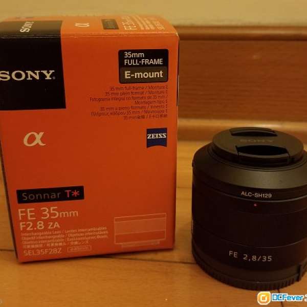 Sony Sonnar T* FE 35mm F2.8 ZA SEL35F28Z (95%新)