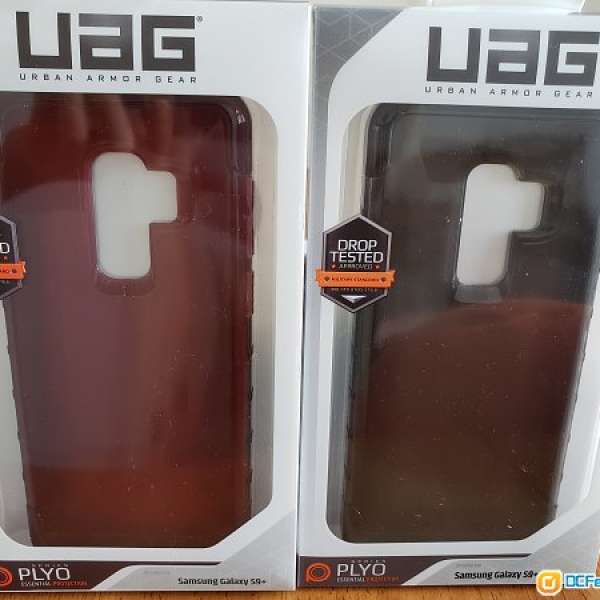全新Samsung s9+  UAG軍事級手機套紅色 + 煙灰色
