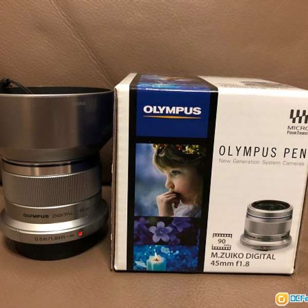 出售 Olympus M Zuiko Digital 45 mm F1.8
