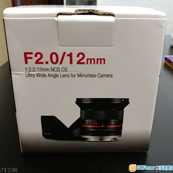 95% New Samyang 12mm F2 Fujifilm X Mount with CPL & UV filter