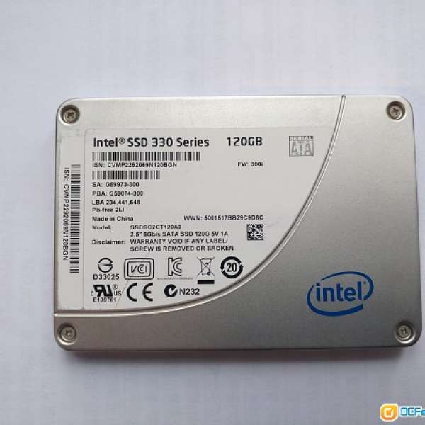 Intel 120GB 2.5" SSD