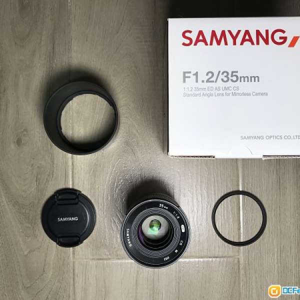[APSC專用 仲有一年保] Samyang 35mm F1.2 ED AS UMC CS [Canon EF-M Mount]