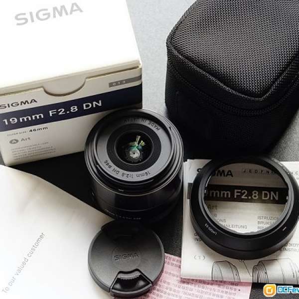 Sigma 19/2.8 DN Art for Sony E Mount