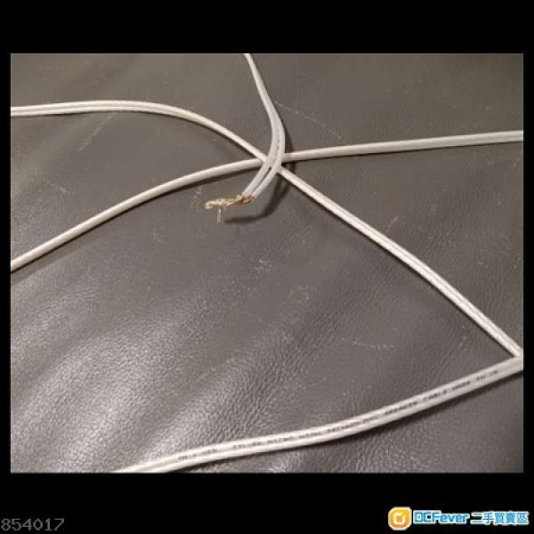 QED speaker cables 6尺銀喇叭線
