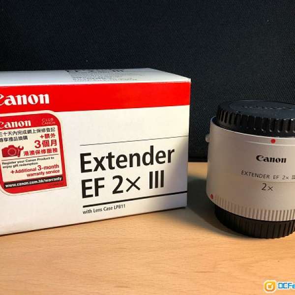 Canon Extender EF 2x III 99.99%新