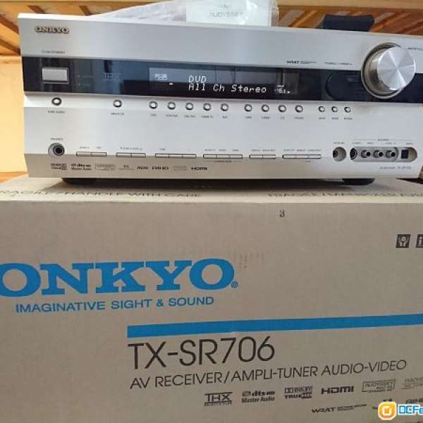 安橋 ONKYO TX-SR706 7.1 AV AMP（陳列機）