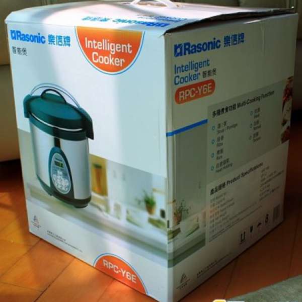 全新未樂信牌 智能煲 Rasonic Intelligent Cooker (RPC-Y6E)