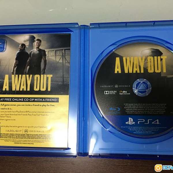 9成新 PS4 A Way Out 英文版