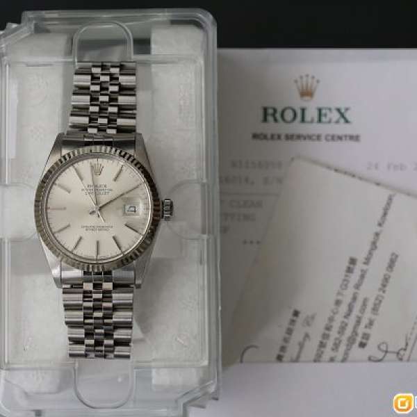 Rolex Datejust 16014 有上行紙