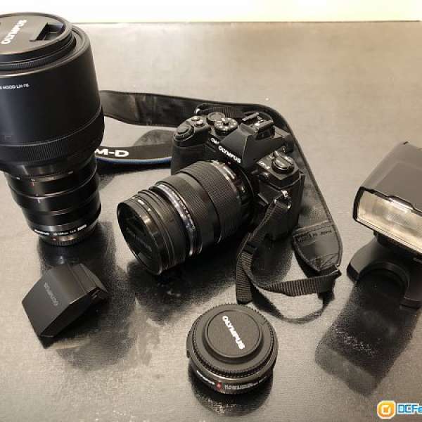 Olympus EM1 M43 品牌旗艦機 連pro鏡頭 輕量 頂級 少用 長放防潮 一次到位