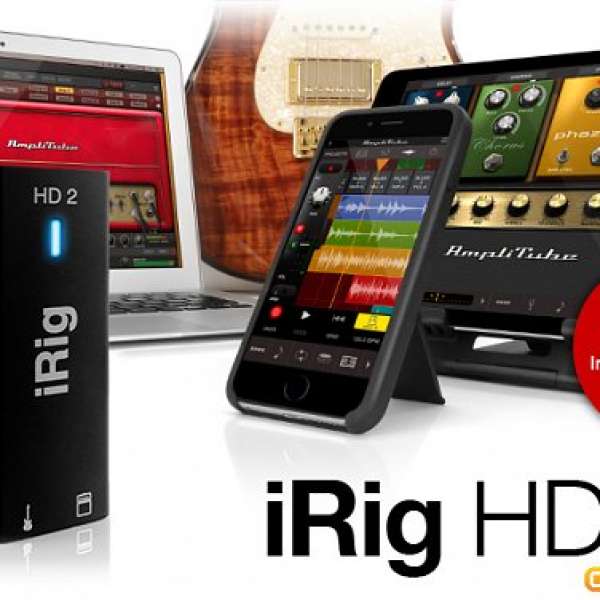 IRig HD 2 iphone 電結他 adapter
