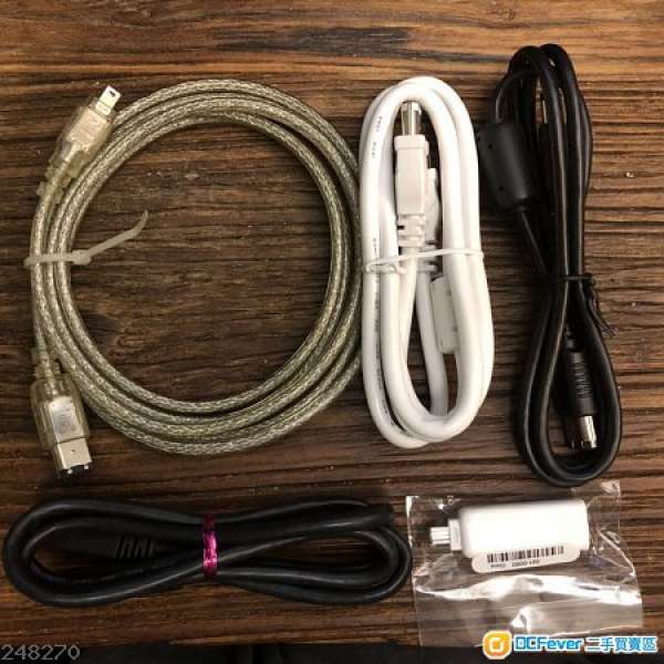 Firewire IEEE 1394 iLink cables and adaptor