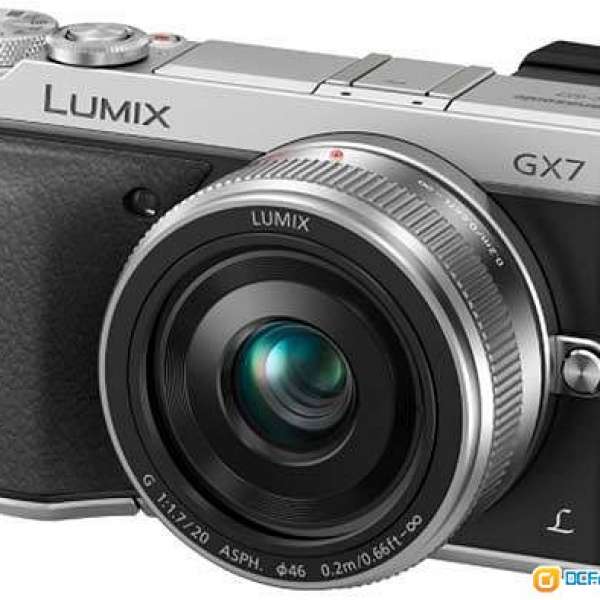 Panasonic Lumix DMC-GX7 + Panasonic LUMIX G 20mm / F1.7 II ASPH (銀色)