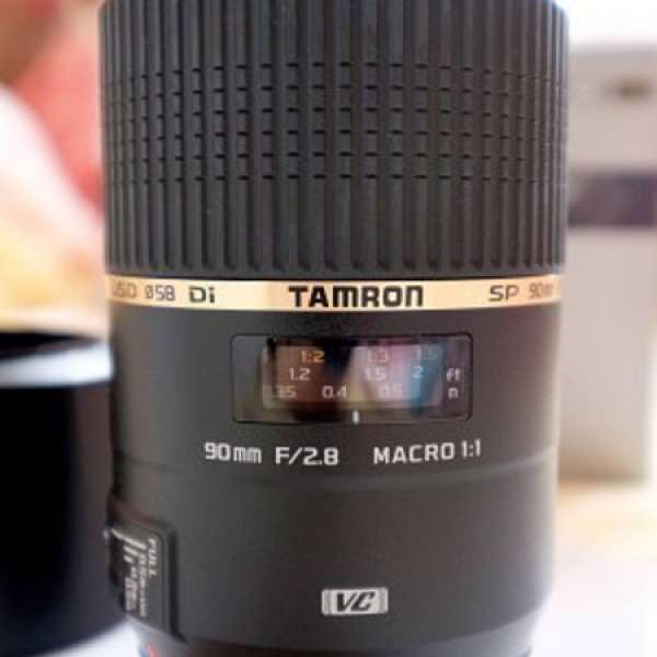95%新 Tamron SP 90mm F2.8 Di MACRO 1:1 VC USD (F004) 有保for canon