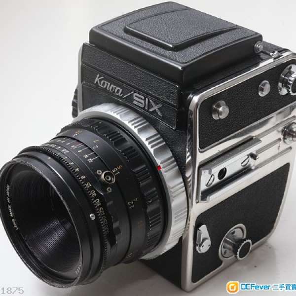 Kowa Six 6x6中幅機連 85mm f/2.8鏡頭   (Kowa 中幅鏡頭光學品質日系之最 )