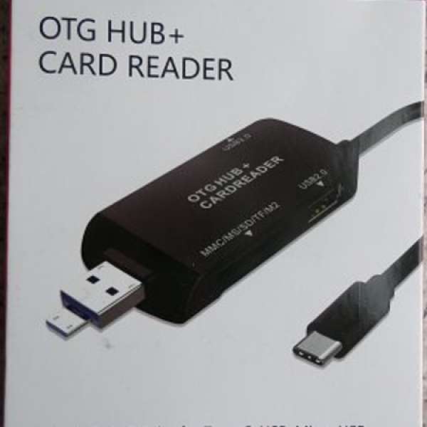 OTG Hub加Card Reader(讀卡器) 九成九新