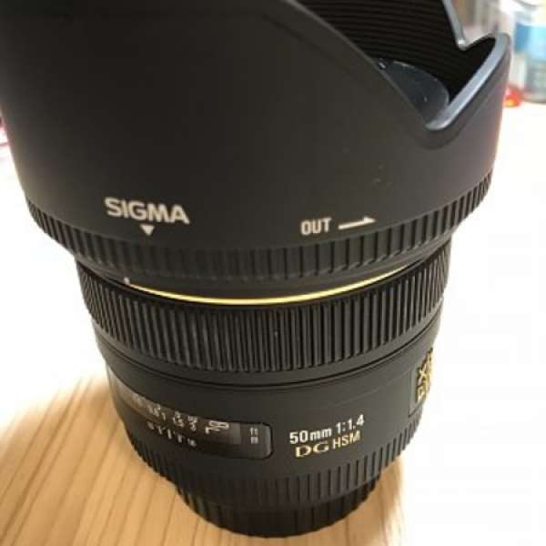 Sigma 50mm f1.4 EX DG HSM (Canon Mount)
