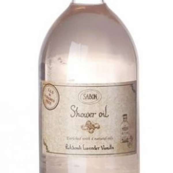 **New Sabon Patchouli Lavender Vanilla Shower Oil