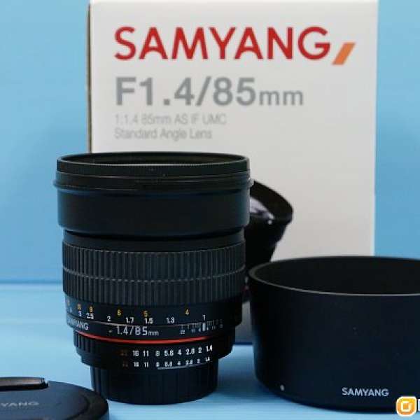 三陽。。。Samyang 85/1.4 85mm f1.4 Nikon mount