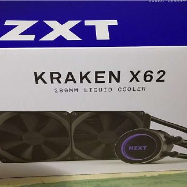 99%新 KRAKEN X62 280mm RGB一體式水冷