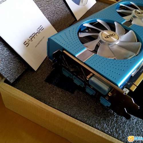(極新淨盒裝非礦卡) SAPPHIRE Nitro+ RX580 8G Special Edition (有單保至2019年12月)