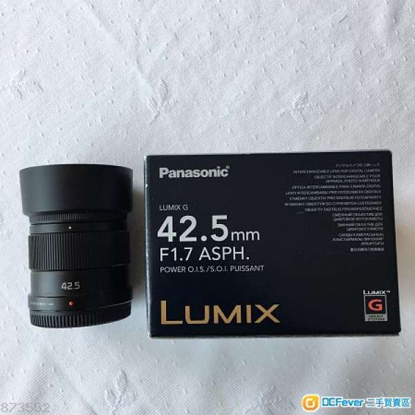 LUMIX G 42.5mm F1.7 ASPH HKD1950 95%New