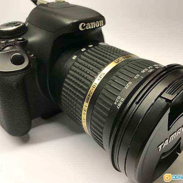 Canon EOS 600D (Body + Canon EF 50mm f/1.8 II+ Tamron 10-24mm Lens)