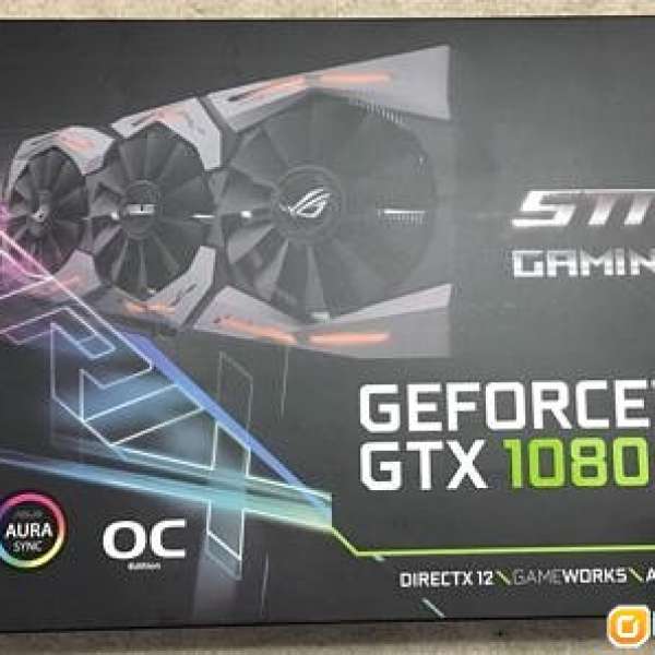 BRAND NEW ASUS ROG-STRIX-GTX1080TI-O11G-GAMING GeForce 11GB-3yrs warra