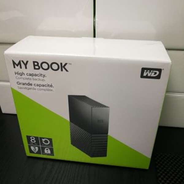 全新未開封 WD 8TB My Book Desktop USB 3.0 External Hard Drive 外置硬碟